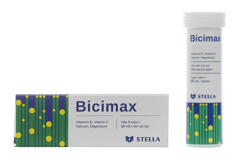 Viên sủi Bicimax  hộp 1 tuýp 10 viên