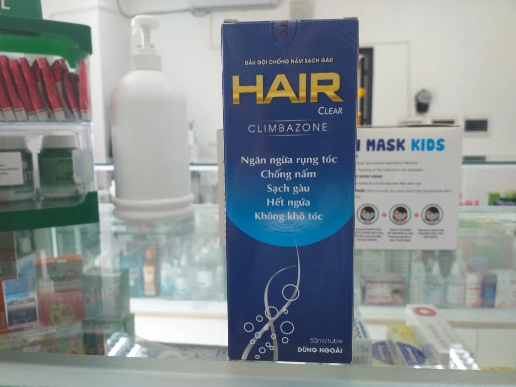 Dầu gội nấm, gàu  Hair clear hộp 1 chai 50ml
