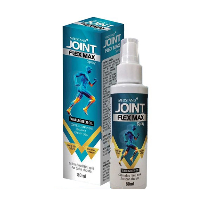 Xịt hỗ trợ giảm đau xương khớp Medstand Joint Flex Max Spray hộp 1 lọ 80ml