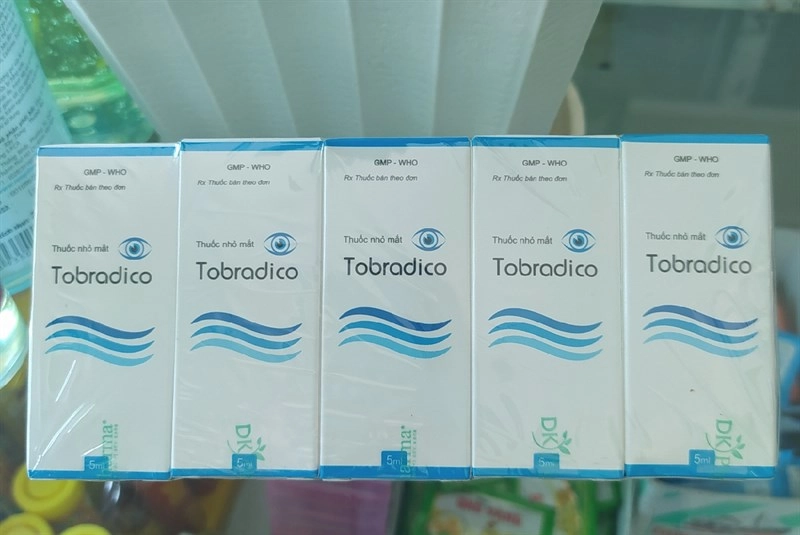 Thuốc nhỏ mắt Tobradico hộp 1 lọ 5ml