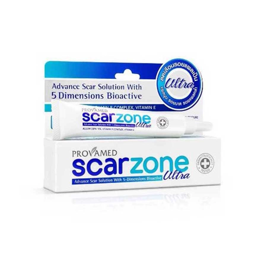 Kem Mờ Sẹo Lồi, Sẹo Thâm Lâu Năm PROVAMED SCARZONE Ultra Cream hộp 1 tuýp 10g
