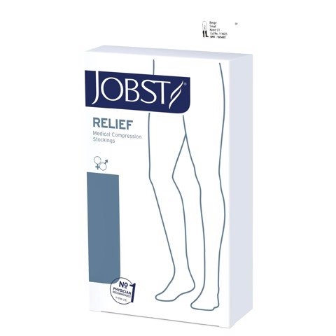  Vớ trị suy dãn tĩnh mạch  Jobst Relief Gối beige Size L hộp 1 đôi