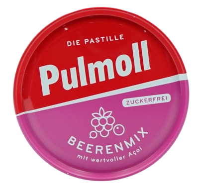 Kẹo ngậm hỗ trợ giảm ho Pulmoll Beerenmix hộp 50g