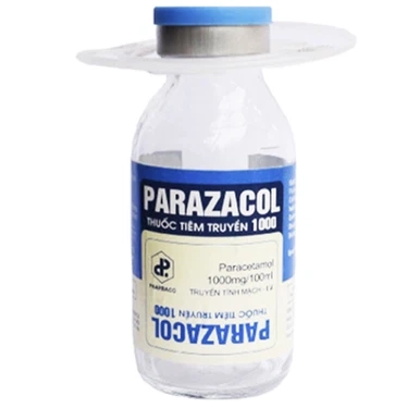 Thuốc điều trị sốt, đau Parazacol 1000 Pharbaco lọ x 100ml