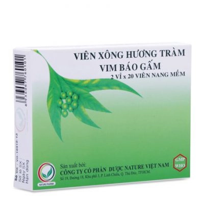 Viên Xông Hương Tràm Vim Báo Gấm hộp 40 viên