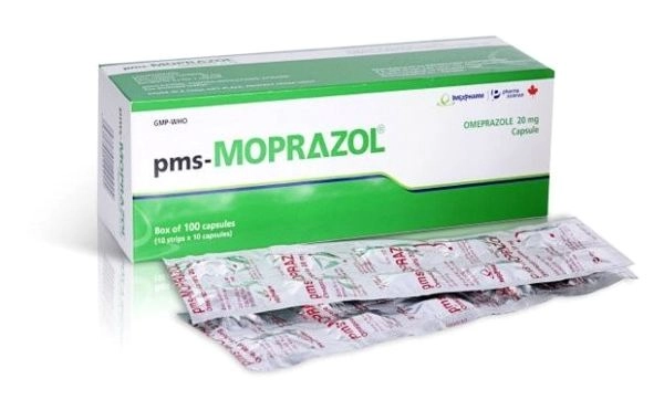 Thuốc điều trị dạ dày pms - Moprazol hộp 10 vỉ x 10 viên
