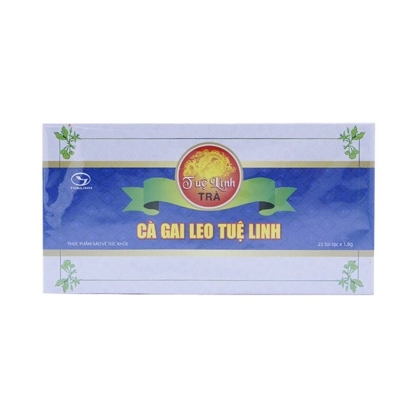 Trà túi lọc Cà Gai Leo Tuệ Linh hộp 25 gói x 1.8g