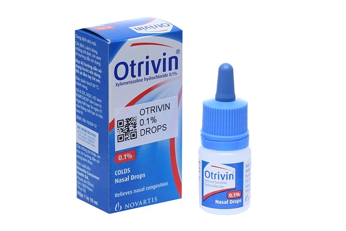Thuốc nhỏ mũi giảm nghẹt mũi Otrivin 0.1% hộp 1 chai 10ml
