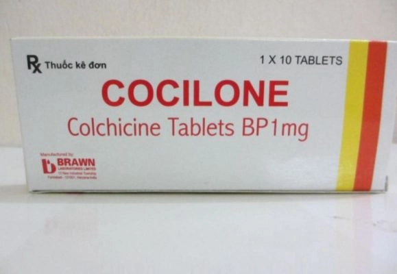 Thuốc điều trị Gout Cocilone 1mg - Brawn hộp 10 viên