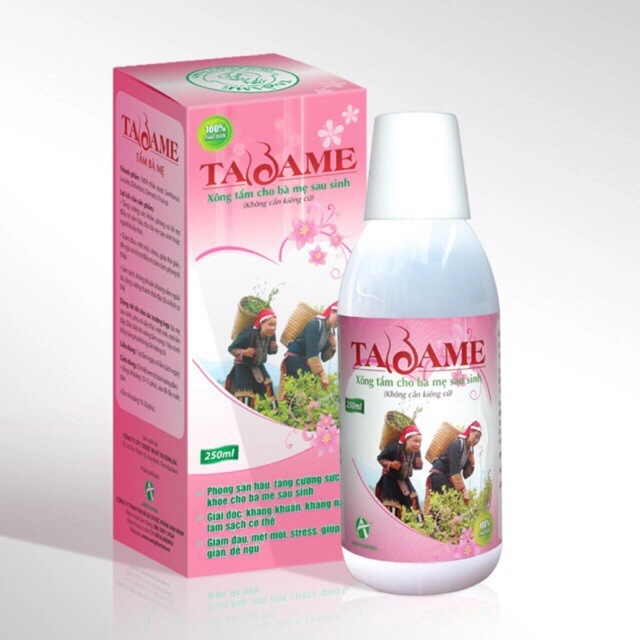 Xông tắm cho bà mẹ sau sinh Tabame hộp 1 chai 250ml