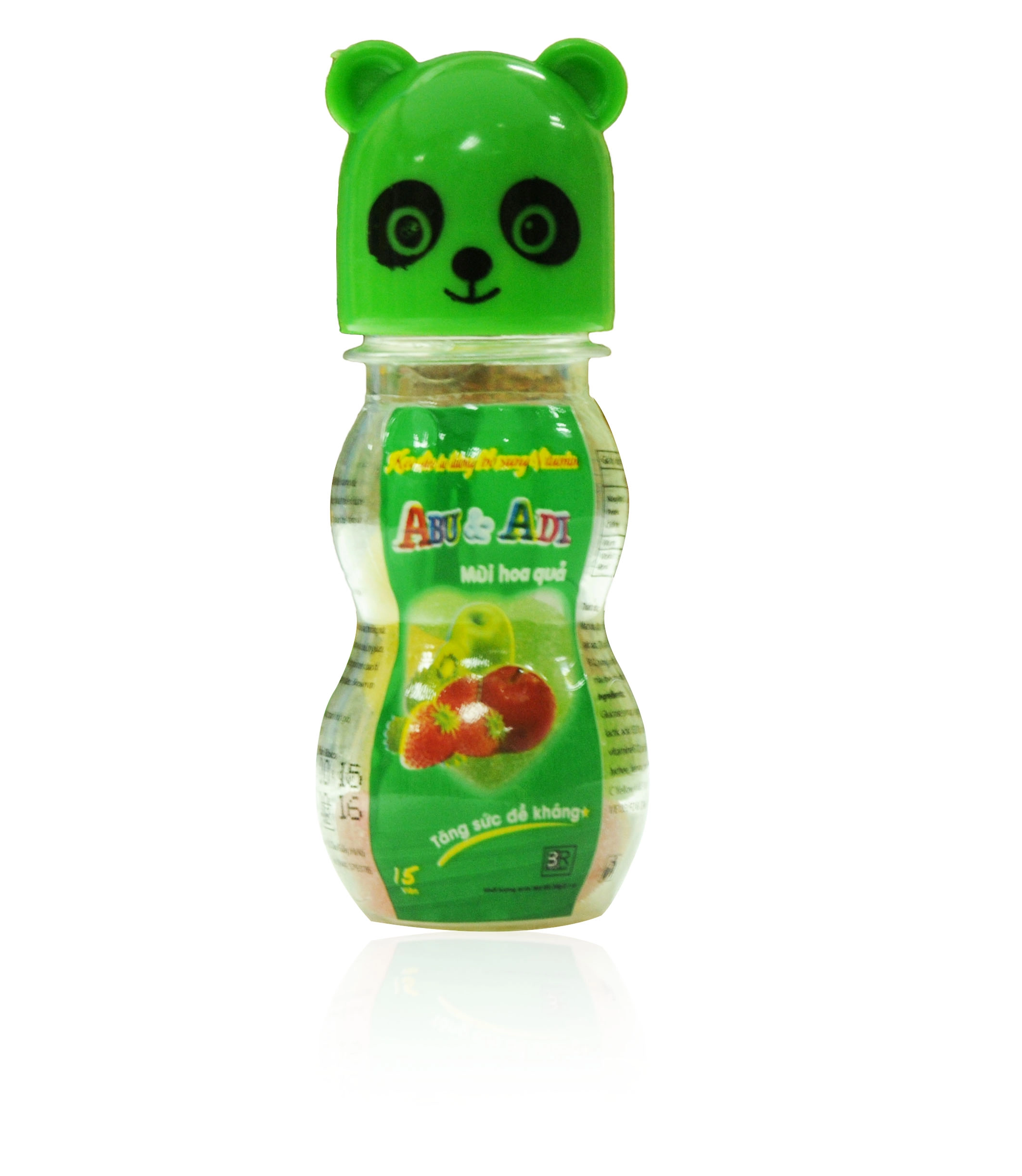 Kẹo dẻo áo đường bổ sung vitamin ABU & ADI chai hình gấu 15 viên