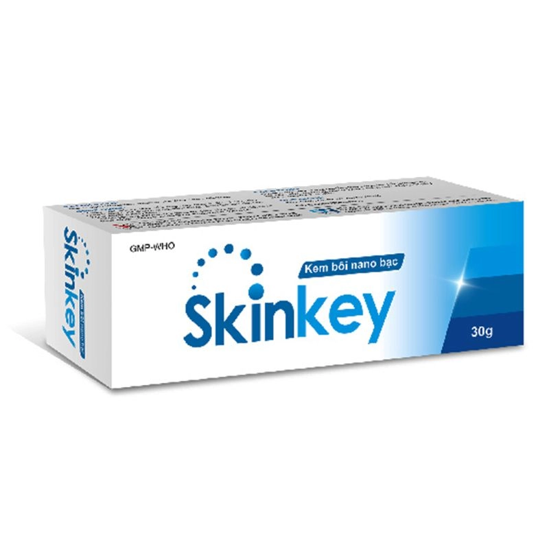 Kem bôi nano bạc Skinkey hộp 1 tuýp 30g