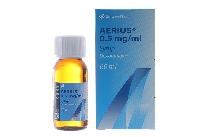 Siro trị viêm mũi dị ứng Aerius 0.5mg/ml chai 60ml