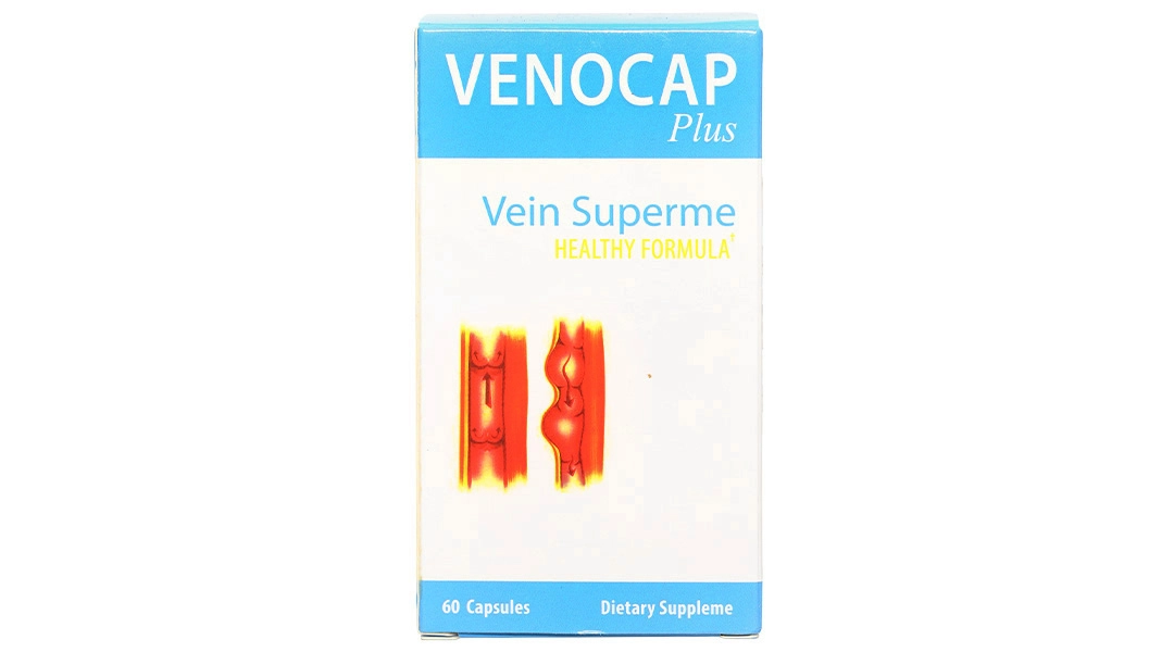 Hỗ trợ giảm nguy cơ suy giảm tĩnh mạch VENOCAP Plus Vein Superme hộp 60 viên