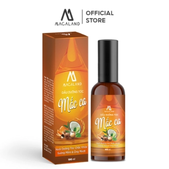 Dưỡng tóc bồng bềnh giảm gãy rụng MACALAND Dầu Dưỡng Tóc Mắc Ca chai 100ml
