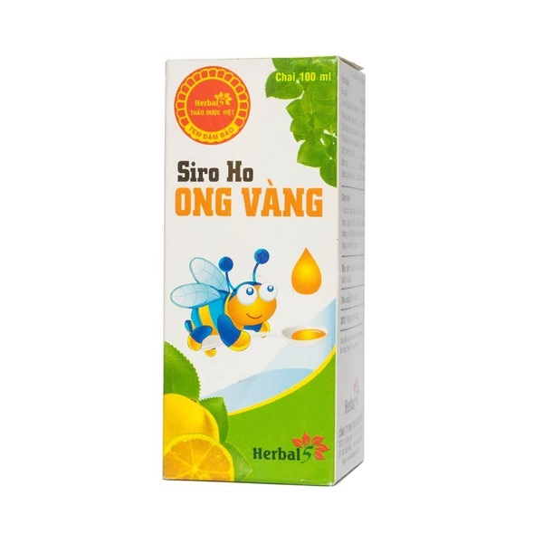 Siro ho  Ong Vàng chai 100ml