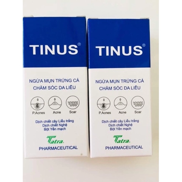 Kem trị mụn Tinus hộp 1 tuýp 20g