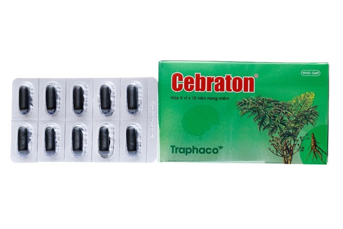 Thuốc bổ não Cebraton hộp 50 viên