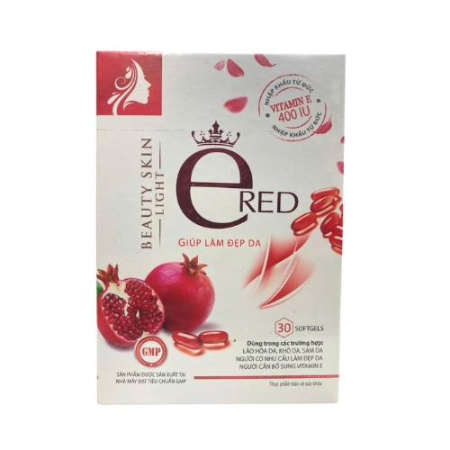 Viên uống làm đẹp da Beauty Skin Light E Red An Phát hộp 30 viên