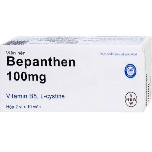Viên uống bổ sung Vitamin B5 Bepanthen 100mg hộp 2 vỉ x 10 viên