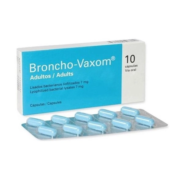 Thuốc chống ung thư Broncho-Vaxom Adults hộp 1 vỉ x 10 viên