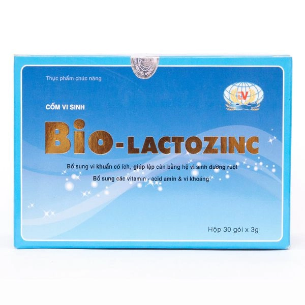 Cốm vi sinh Bio-Lactozinc hộp 30 gói x 3g