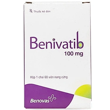 Điều trị ung thư Benivatib 100mg Benovas hộp 1 chai 60 viên
