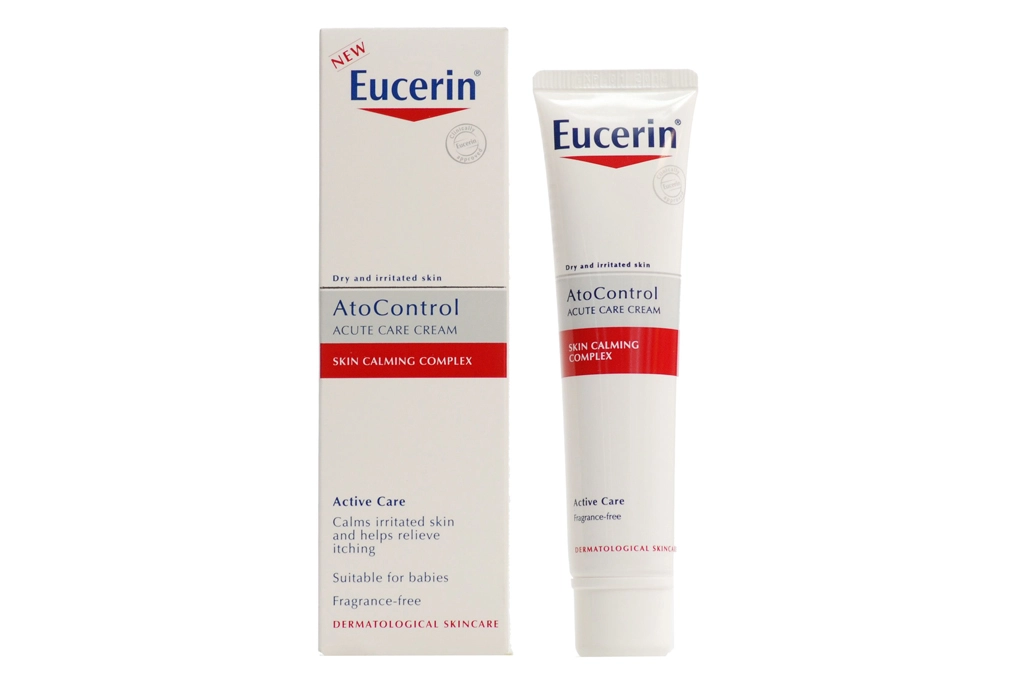 Kem dưỡng cho viêm da cơ địa Eucerin AtoControl Acute Care Cream tuýp 40ml