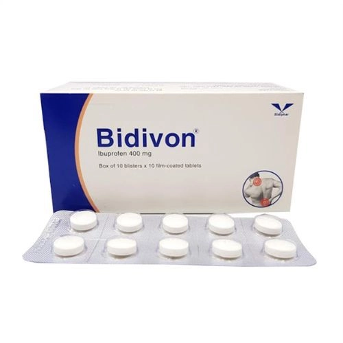 Thuốc giảm đau, kháng viêm Bidivon 400 mg hộp 10 vỉ x 10 viên