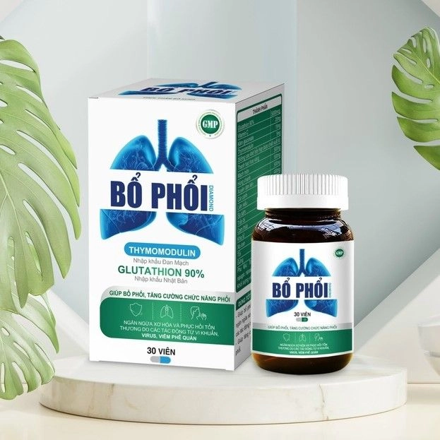 Tăng cường chức năng phổi Bổ Phổi Diamond hộp 1 lọ 30 viên