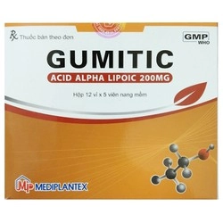 Thuốc tác dụng lên thần kinh ngoại biên GUMITIC 200MG hộp 60 viên