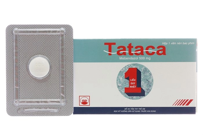 Thuốc giun Tataca hộp 1 viên