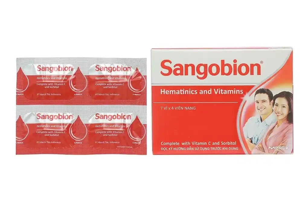 Viên bổ máu Sangobion hộp 28 viên