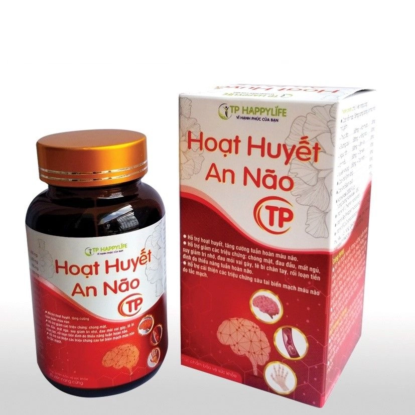 Viên uống bổ não Hoạt Huyết An Não TP hộp 1 lọ 30 viên nang cứng