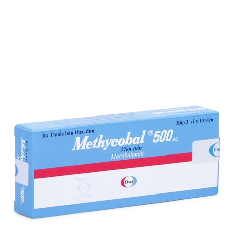 Thuốc hướng thần Methycobal 500mcg hộp 30 viên