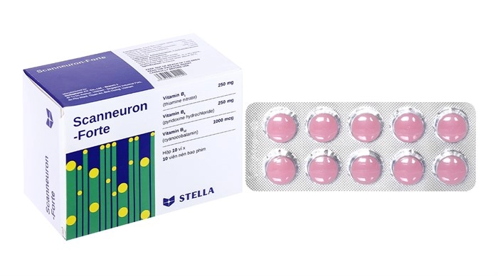 Thuốc hỗ trợ thần kinh Scanneuron - Forte STELLA hộp 10 vỉ x 10 viên