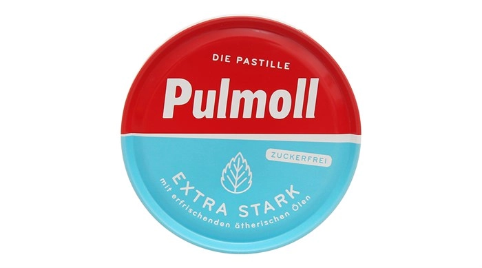 Kẹo ngậm giảm ho đau rát họng Pulmoll Extra Stark hộp 50g