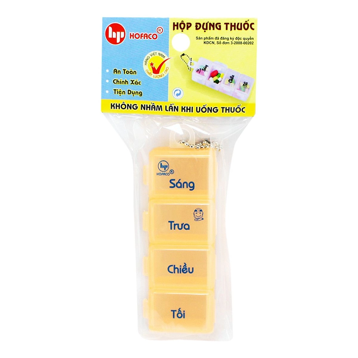 Hộp đựng thuốc Hofaco HPG41 hộp 4 ngăn