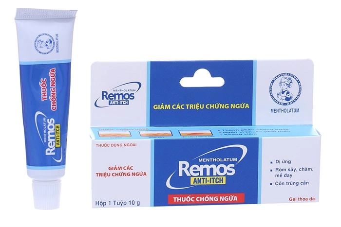 Gel trị ngứa, côn trùng cắn Remos Anti-Itch tuýp 10g