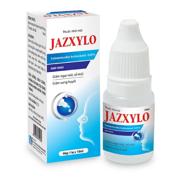 Thuốc nhỏ mũi Jazxylo chai 10ml