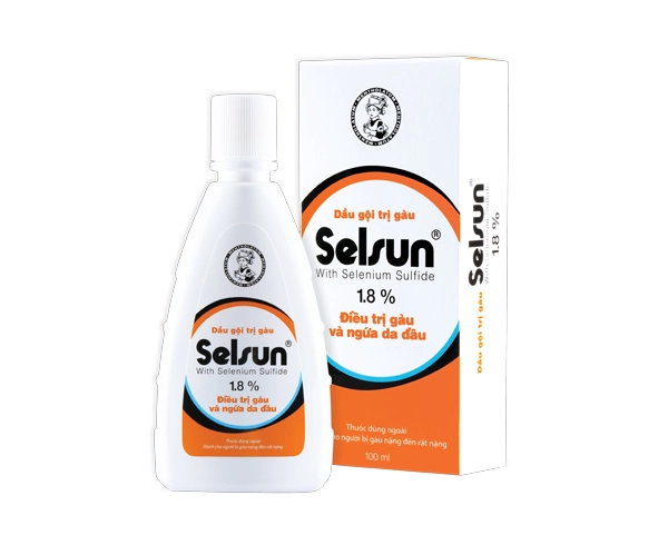 Dầu Gội Trị Gàu  Selsun 1.8% hộp 1 chai 100ml