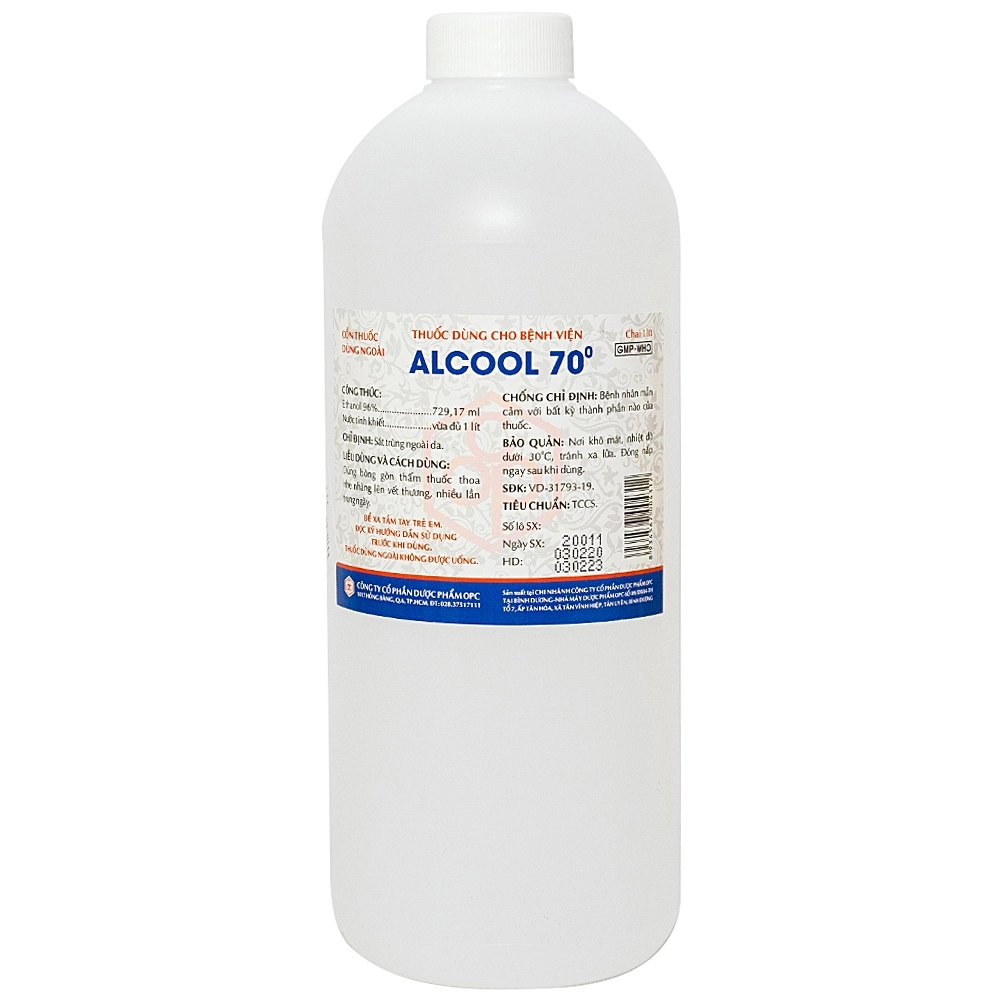 Alcool 70 OPC chai 1 lít
