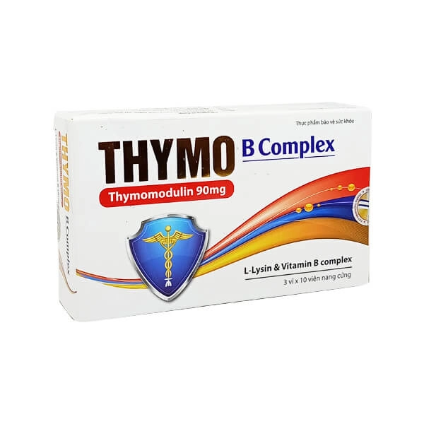 Hỗ trợ trẻ biếng ăn, suy dinh dưỡng Thymo B Complex hộp 30 viên