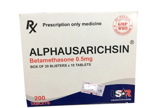 Thuốc kháng viêm Alphausarichsin hộp 20 vỉ x 10 viên