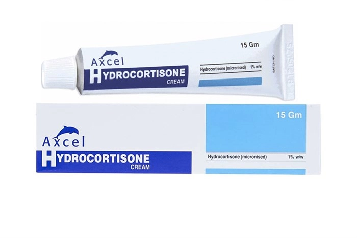 Thuốc trị viêm da Axcel Hydrocortisone Cream hộp 1 tuýp 15g