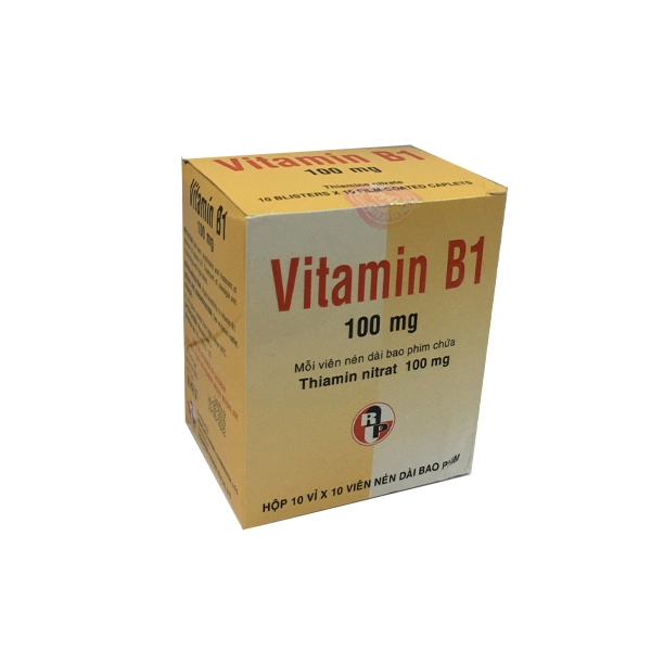Thuốc bổ sung Vitamin B1 100mg (Mediplantex) hộp 10 vỉ x 10 viên