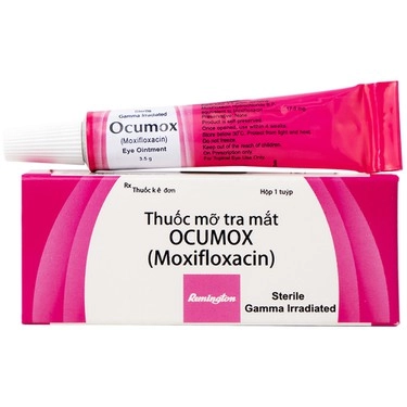 Thuốc mỡ tra mắt Ocumox Remington hộp x 3.5g