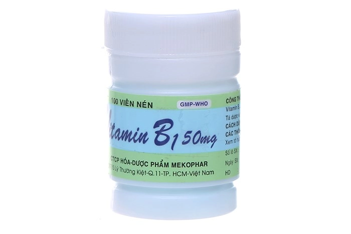 Vitamin B1 50mg Mekophar lọ 100 viên