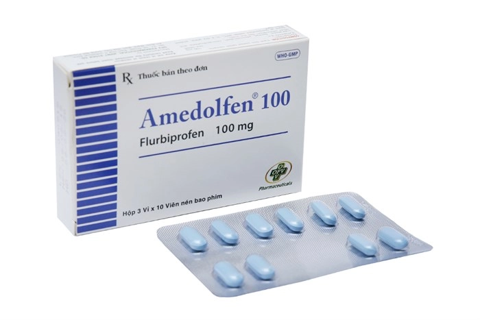 Thuốc giảm đau, kháng viêm Amedolfen 100  hộp 30 viên