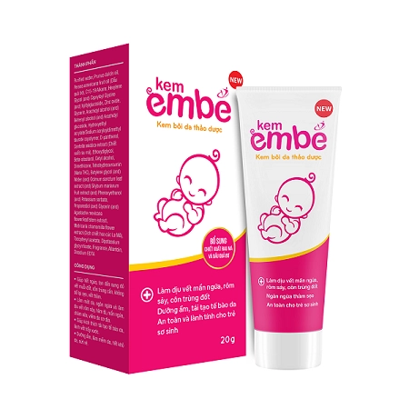 Kem bôi da thảo dược Em Bé hộp 1 tuýp 20g